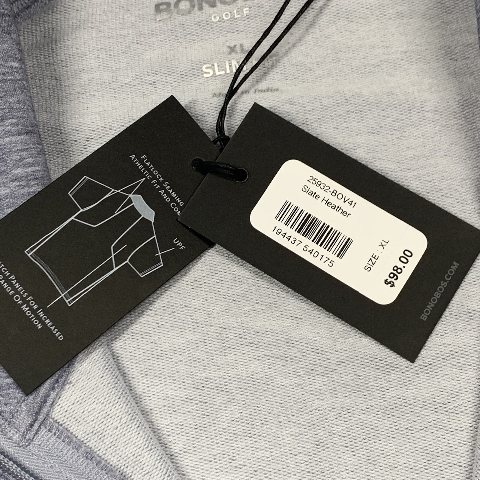 Bonobos Golf Playthrough Performance Half Zip Pul… - image 5