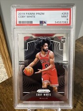 2019-20 Panini Prizm - Rookie Ball in Right Hand #253 Coby White (RC)
