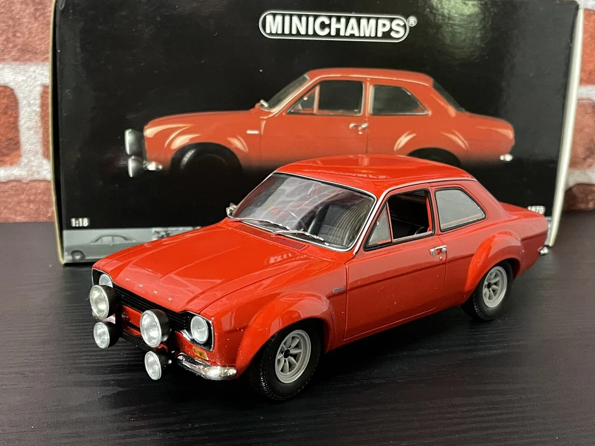 1/18 Minichamps Ford Escort Mk. 1 RS 1600 ‘AVO’ 1970 #100688101 RED
