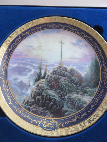 Thomas Kinkade, "Sunrise" collector plate, Millennail Exclusive Edition, new