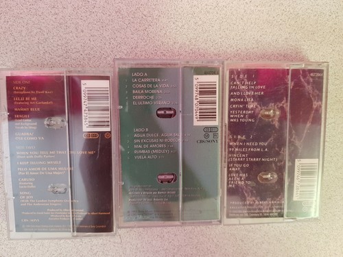 7 X VINTAGE CASSETTE PLAYER MUSIC TAPES ,u2,m people, Julio iglesias,plus extra - Picture 3 of 10