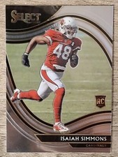 2020 Panini Select Field Level Isaiah Simmons RC Rookie Card #388. rookie card picture