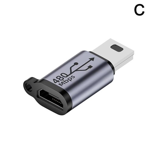 USB C auf Mini USB2.0 Adapter Typ C Buchse auf Mini Konvertiert Adapter O4L7 - Zdjęcie 16 z 18