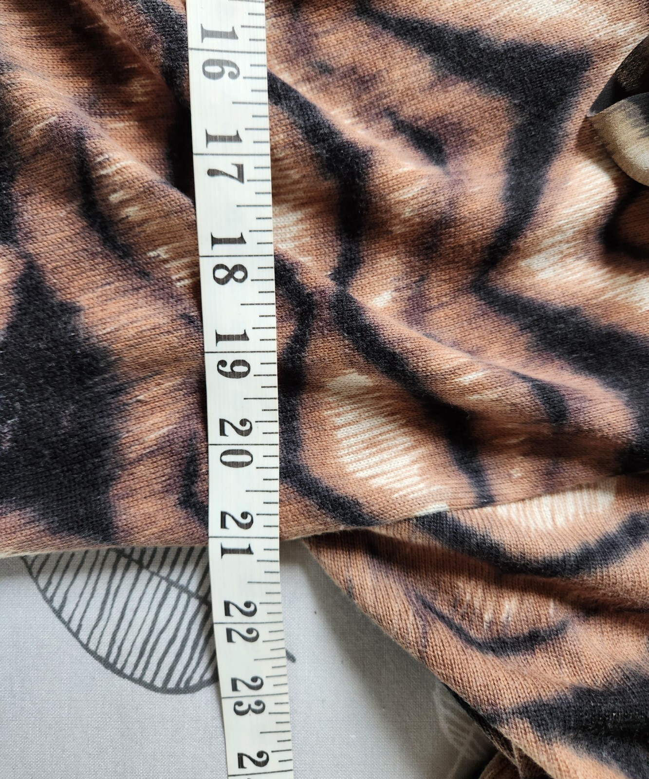 Karen Millen Size 3 Animal Print Crossover Cardigan With Silk Tie and
