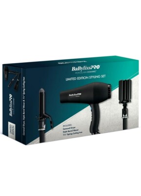 **** Limited Edition Styling Set Carrera2 Dryer, Triple Barrel Waver****