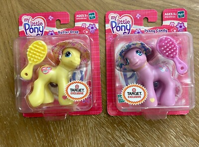 New My Little Pony 2004 Target Exclusive G3 Baby Ponies Penny Candy & Butter