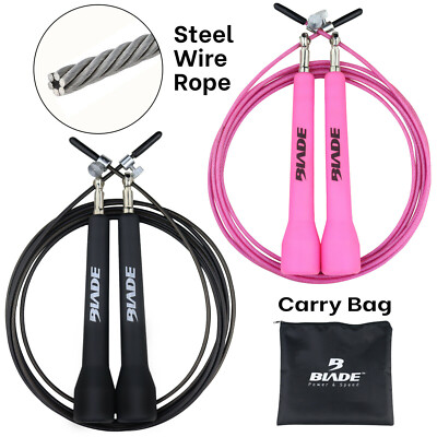 Skipping Rope Kids Adult Jump Adjustable Boxing Girls Fitness Exercise  Speed UK