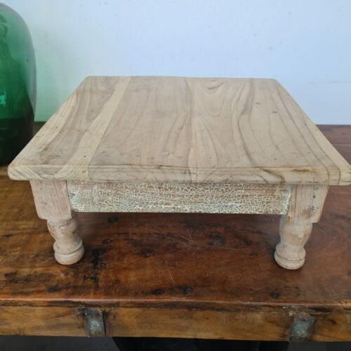 B1777 Schöner alter Hocker ~ Bauernhocker ~ Schemel ~ Tisch ~ Blumentisch MASSIV - Bild 5 von 12