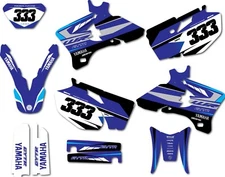 Custom Graphics decal kit for Yamaha WRF 450 2005 2006 TORNADO style sticker kit