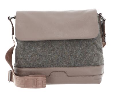 JOST Farum Shoulderbag with Flap Umhängetasche Tasche Melange taupe Neu