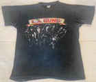 Vintage 1989 L.A. LA Guns Hollywood Vampires faded Black Concert Tour T-Shirt XL — photo 1
