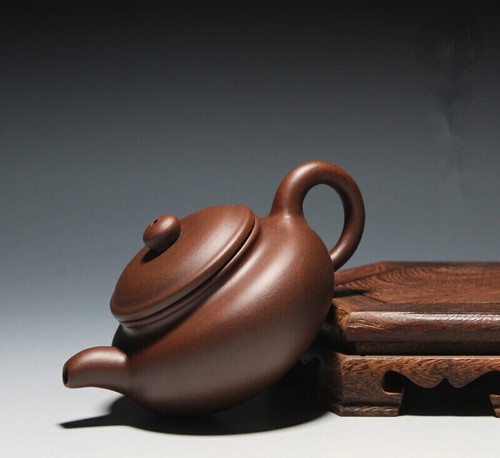 Chinese Yixing Zisha Kung Fu Tea Set Xi Shi Teapot Mini 100ml Antique Pot Of Tea - Picture 4 of 4