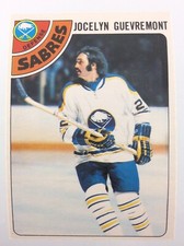 1978 Jocelyn Guevremont 94 OPC Buffalo Sabres O-Pee-Chee Hockey Card 0061M