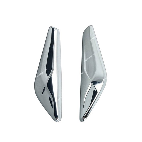 Chrome Left & Right Side Marker Fender Finisher Trim Fits BMW F25 F26 X3 X4 - Picture 2 of 8