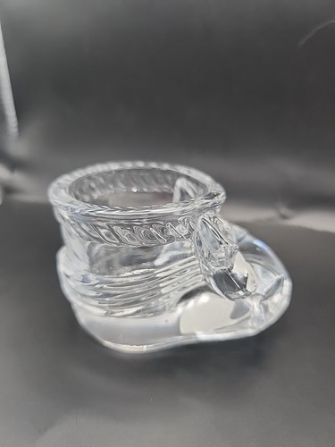 Princess House Baby Bootie 24% Bleikristall Frankreich Figur Schmuck Schale - Bild 6 von 12