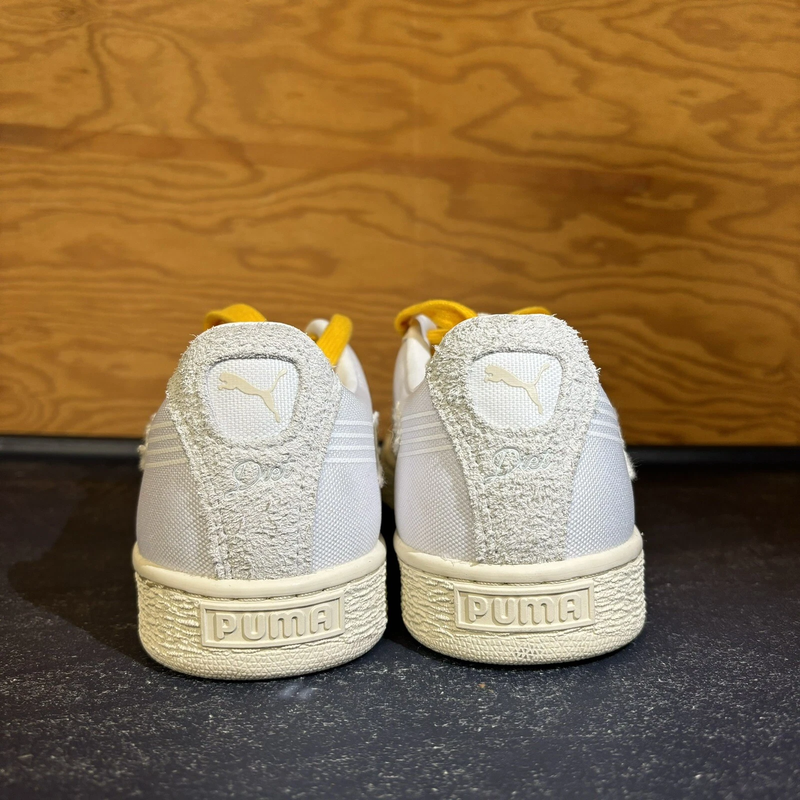 Scarpe da ginnastica bianche lifestyle Puma in pelle scamosciata X DSM Starts lunedì taglia 8