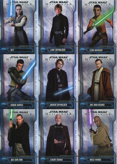 Star Wars Masterwork 2019 Rainbow Heroes Of The Rebellion Chase Card HR-1 299