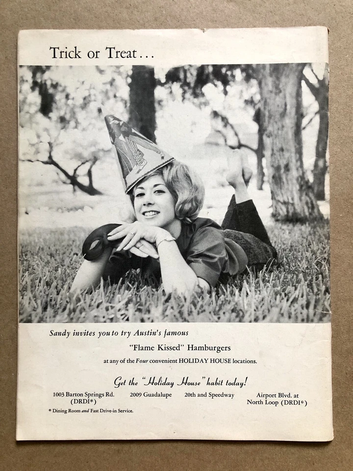 Texas Ranger Magazine (Oct 1962) Janis Joplin, Gilbert Shelton, Wart-Hog RARE! - Image 2 of 4