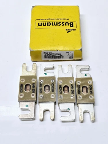 4 Pack of Eaton Cooper Bussmann ANN-500 Fuse Limiter  ANN500 Buss