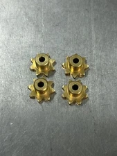 1 BOSTON GEAR BRONZE LADDER CHAIN SPROCKET 8 TEETH 1A PITCH- .185" -BORE 1/8"