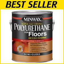 Premium Clear Semi-Gloss Wood Finish - Fast Drying Polyurethane, 350 VOC, Gallon