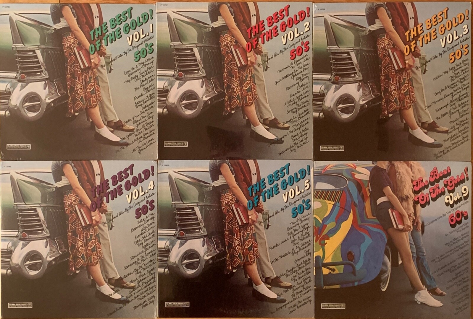 new Vinyl Records Lot of 6 LP The Best Of The Gold! (50's) All Sealed!-image