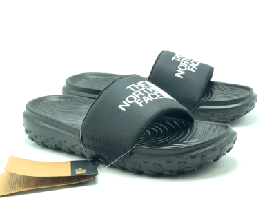 NEW* MEN The North Face Never Stop Cush Slides TNF Black (NF0A8A90