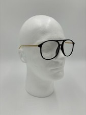 Vintage Roberto Morelli Desiner Eyeglasses ORIGINAL Frames - Gold Black Glasses
