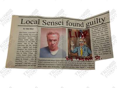 Stingray & Kreese's News Clipping S5E5 Cobra Kai