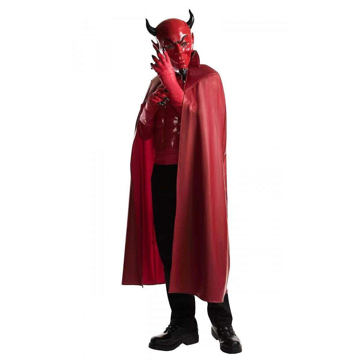 Devil Mask Adult Mens Halloween Costume Fancy Dress 82686328432 eBay