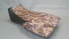Polaris Sportsman 500 HO Seat Cover 1996-2004 in DRT CAMO & BLACK (front)