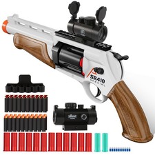 Toy Guns for Boys, Shotgun Foam Blaster, Enhanced Revolver Children Outdoor C...