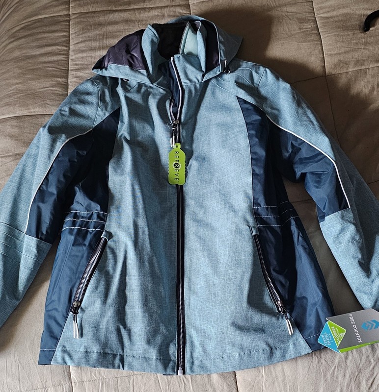 WOMENS FREE COUNTRY FULL ZIP JACKET SIZE MED NWT