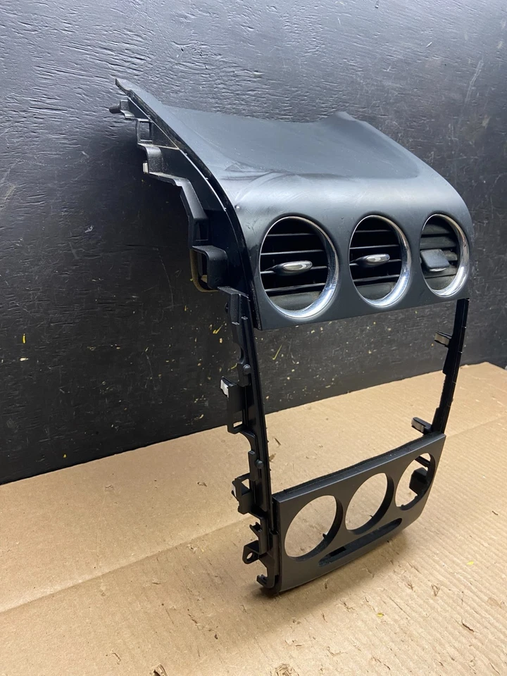 2010 2011 2012 Mazda CX-7 Center Dash Radio Bezel Trim OEM v1393 DG - Image 3 of 4