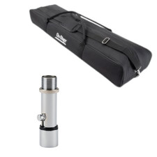 Tripod Mic Stand Gig Bag  Quik-Release Microphone Adapter  Clip Utility Kit