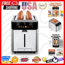 Smart Touch 2 Slice Digital Toaster, 6 Shade Settings, Touchscreen Controls, ...