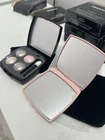 New Chanel Bundle Makeup Set Mirror & Les 4 Ombres Eyeshadow Palette 302 Denim