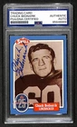 Chuck Bednarik HOF 1988 Swell Card Autographed/Signed Eagles PSA/DNA 210612