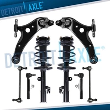 FWD Front Struts Control Arms Sway Bars Tie Rods for 2008-2011 Toyota Highlander