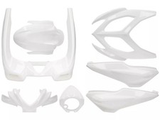 Weiße Karosserie Verkleidung Kit für Yamaha Aerox 2013- (YQ50/L 2T, MBK Nitro 2013- (YQ...