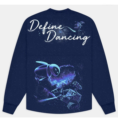Disney Pixar WALL-E Graphic Print spirit jersey Blue size S NWT