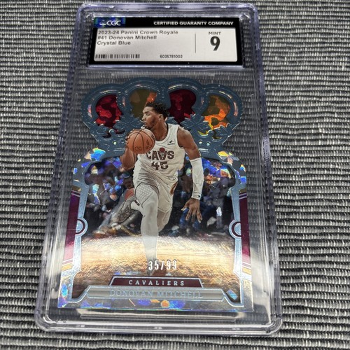 2023-24 Crown Royale #41 Donovan Mitchell Blue Crystal /99 - 第 2/3 張圖片