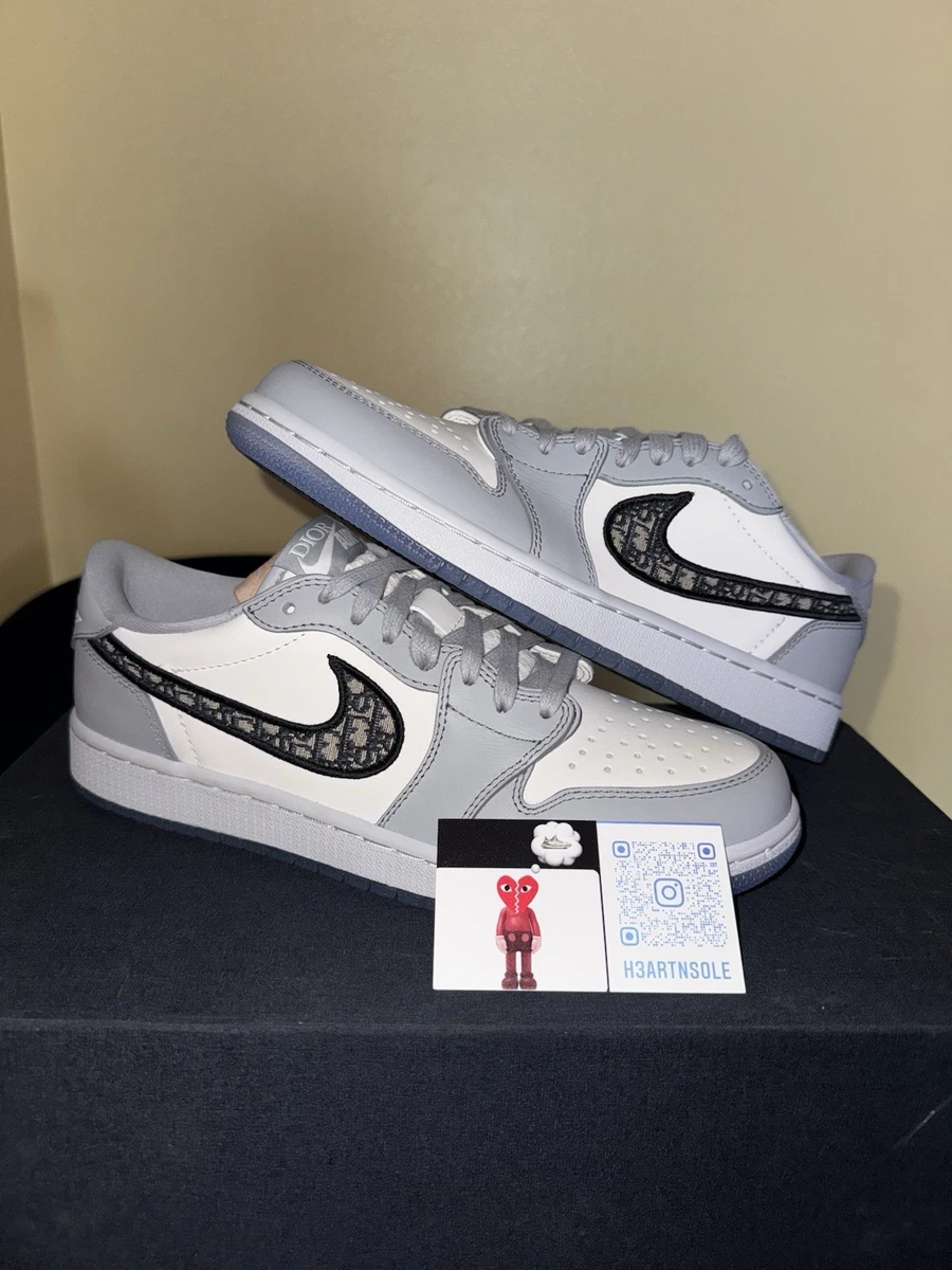Las mejores ofertas en Dior x Air Jordan 1 Low Gray | eBay