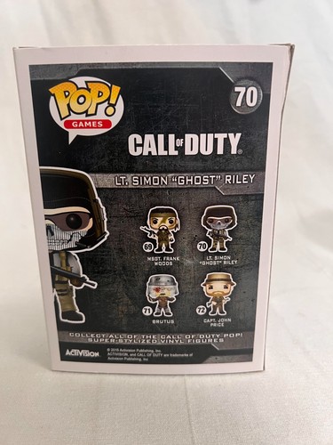 Funko Pop! Vinyl: Call of Duty - Lt. Simon "Ghost" Riley #70 - Picture 3 of 8
