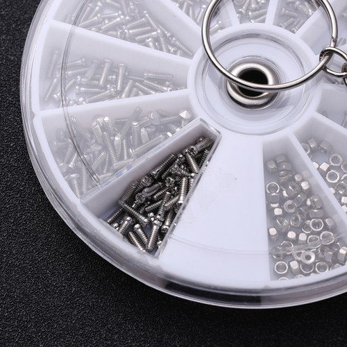 Juego de tornillos de 600 piezas Kit de reparación de vidrio para teléfono Gafas Tornillos Gafas de sol - Imagen 5 de 11