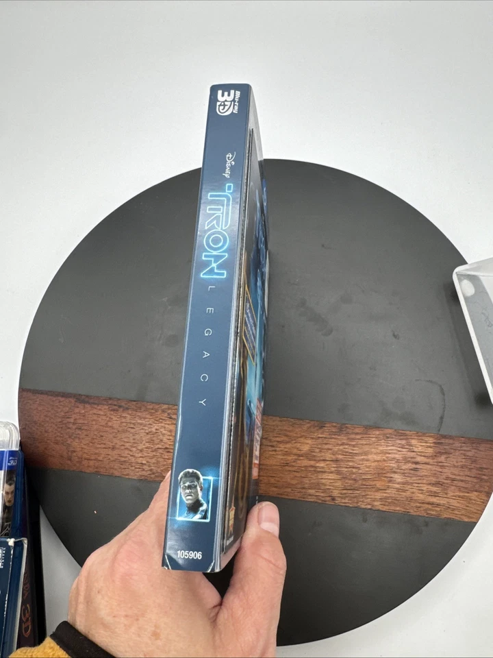 Disney Tron Legacy 3D Blu-Ray DVD Movie Video 4 Disc Combo Pack W/ Slipcover  - Image 3 of 4