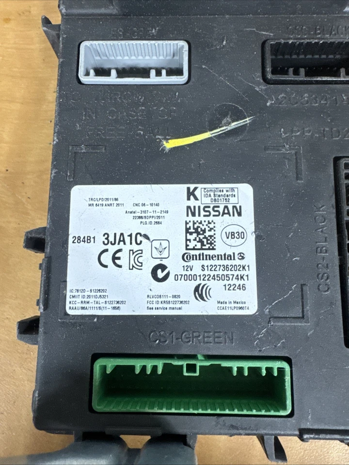 Unidad de módulo de control de carrocería Pathfinder Infiniti JX35 QX60 2013-2016 BCM OEM Foto 2 de 3