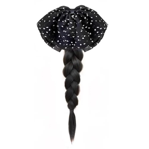 Low Ponytail Synthetic Ponytail Wig Fake Braids Ponytail Cosplay - Picture 8 of 11
