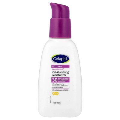 Derma Control , Oil Absorbing Moisturizer, For Oily Skin, SPF 30, 4 fl oz (118