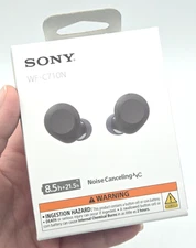*New Sealed* Sony WF-C710N Noise Canceling Ear Buds, Black iPhone Android